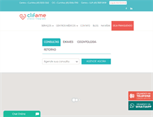 Tablet Screenshot of clifame.com.br